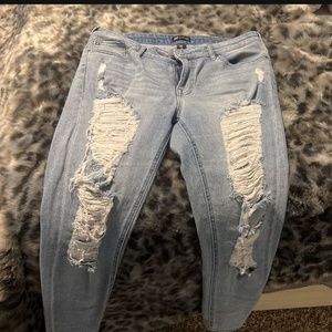 True religion mid rise skinny jeans